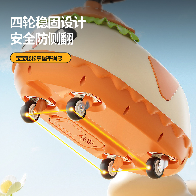 Burger Twist Coche juguetes infantiles divertidos con la lectura temprana música iluminación coche niños Twist Coche image 3
