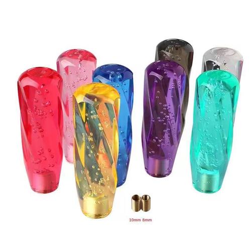 New Twisted Octagonal Shifter Head Single Color Version, Versatile Automotive Shifter Rod, Transmission Lever with Lighting Function