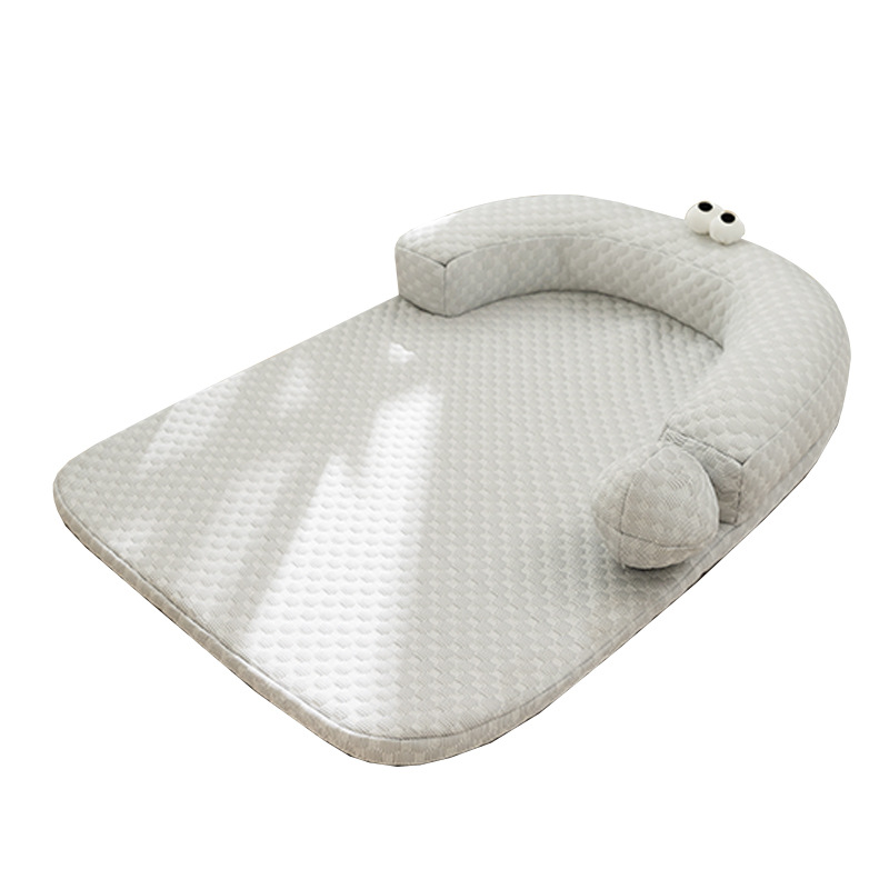 Cojín de signo de interrogación divertido de ojos grandes de color sólido, caseta de verano para perros, cama para perros, perro pequeño, suministros para perros al por mayor