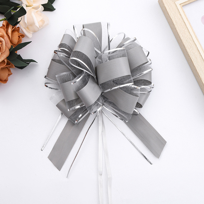 Comercio exterior transfronterizo 30 tamaño medio tinta de hilo de nieve pegada bordes de oro flores de flores de regalo decoración de flores de embalaje de flores de cinta de color dibujo de flores