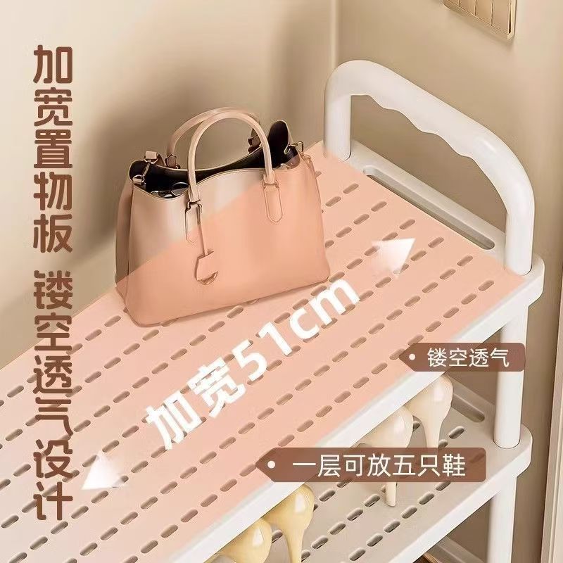 可移动鞋架带轮多层家用门口鞋柜出租屋门后架子宿舍桌下鞋子收纳|undefined
