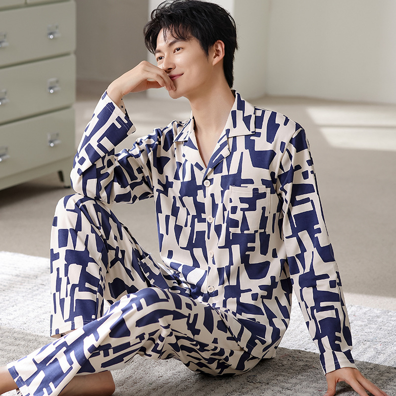 Y71001 순면 남성용 라운드넥 긴소매