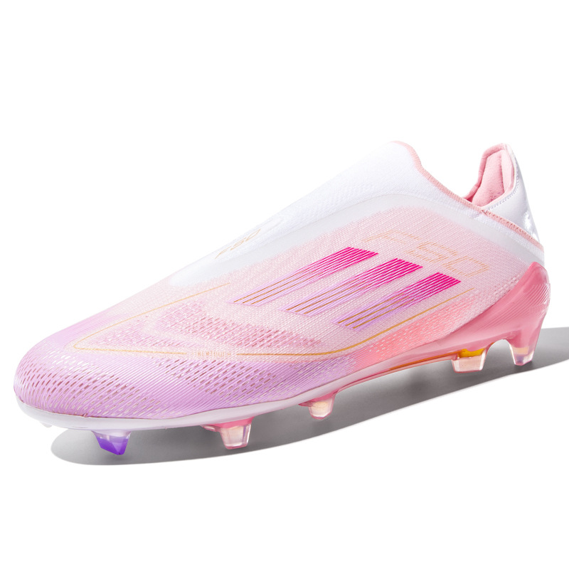 2025 nueva moda transfronteriza explosiva zapatos de fútbol de clavos largos zapatos de entrenamiento transpirables para hombres y mujeres fábrica