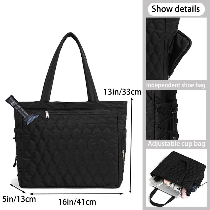 Bolsa de tenis de hombro para hombres, bolsa de hombro para hombres, bolsa de pelota de gran capacidad, bolsa de bádminton de alta calidad para mujeres
