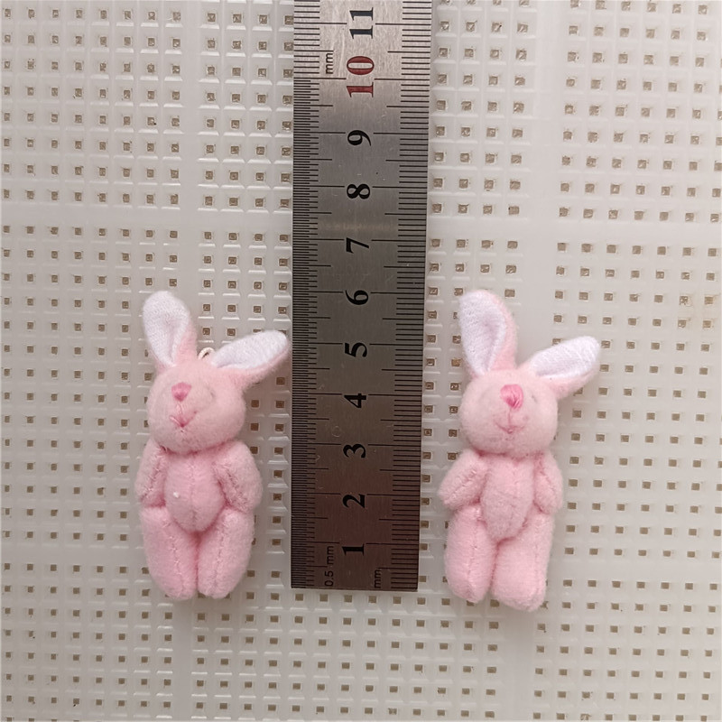 4.5cm 핑크 닦은 토끼