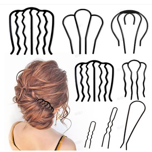 Six-piece hair dish artifact comb ball head simple temperament hairpin hairpin hairpin hairpin hairpin hairpin headdress cross-border new