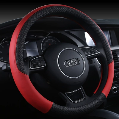 Steering wheel cover | handle cover multi-color leather steering