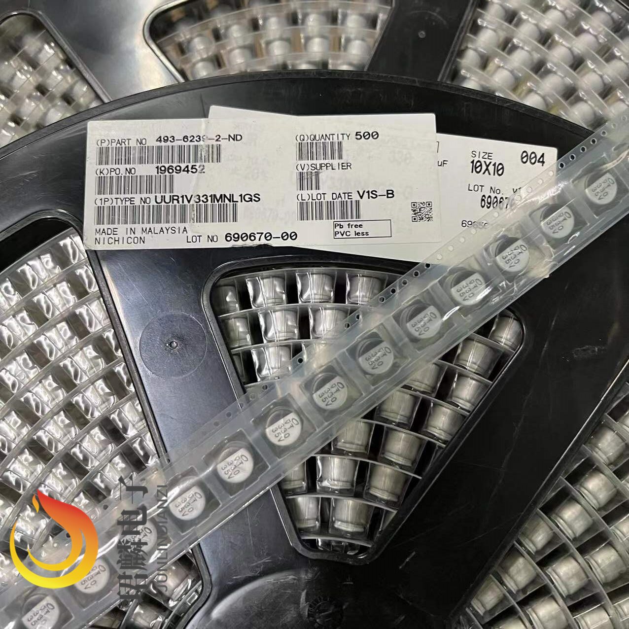 UUR1A331MNL1GS 尼吉康贴片电解电容 10v330uf 8x10 UUR高频低阻