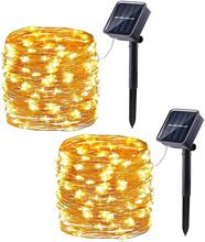 Z 89370 Solar Copper String Lights ̫��ܟ��� �W���L��羳