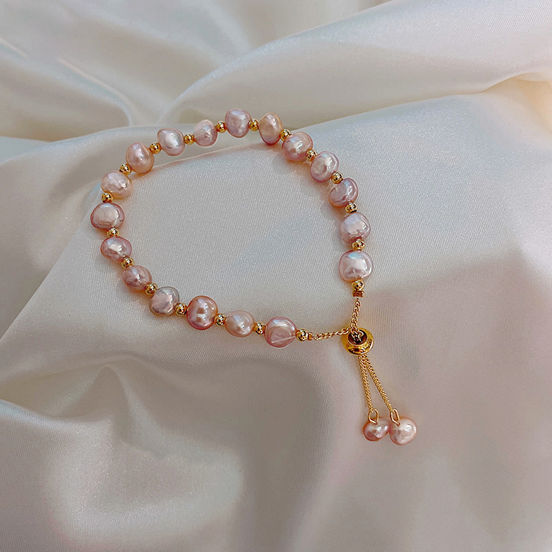 Elegant Simple Style Round Imitation Pearl Wholesale Bracelets display picture 1