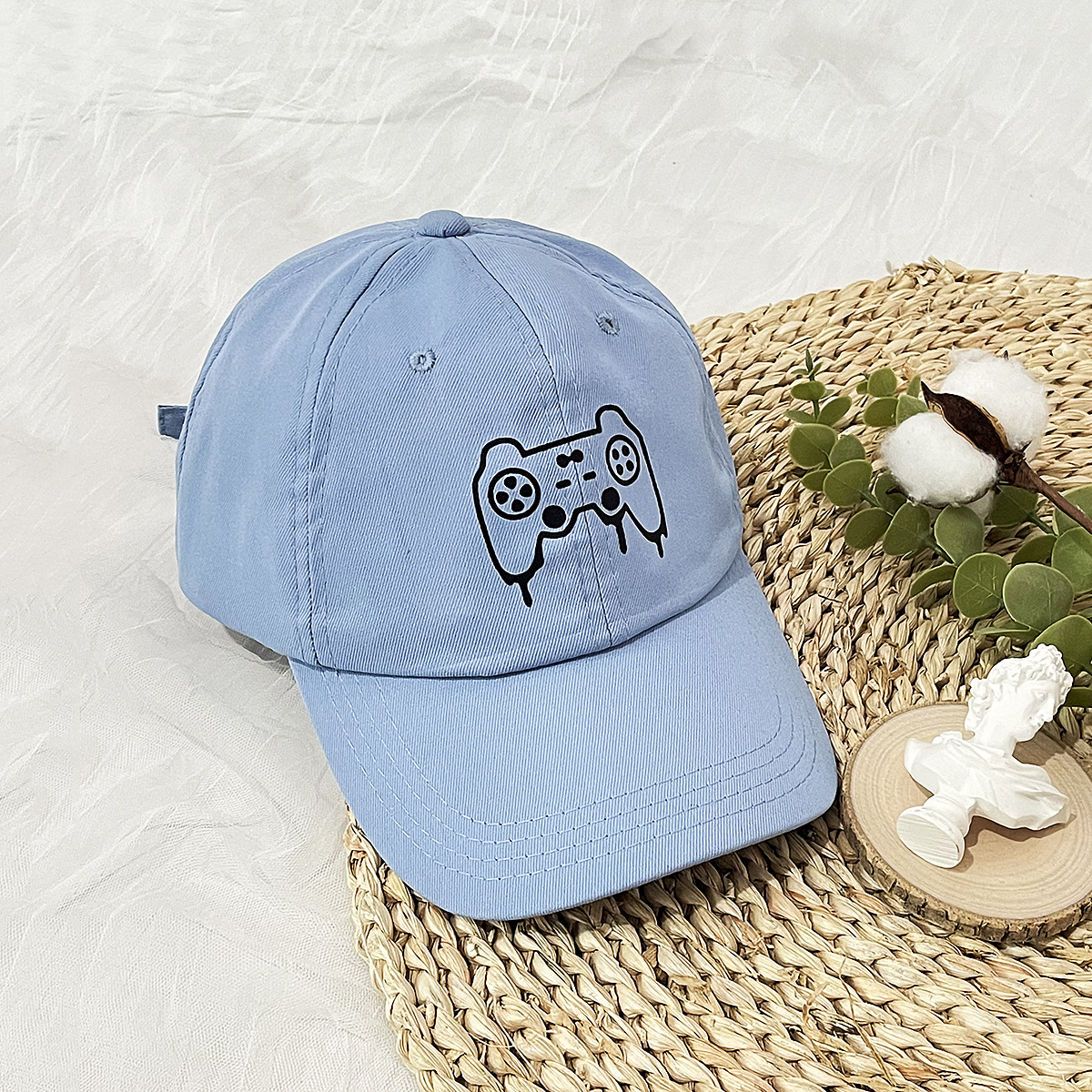 Unisex Casual ins Alle mode softtop gamepad gedruckt baseball kappe sport schatten_voghion.com