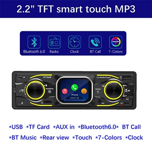 Avtomobil Bluetooth MP3 itkisiz musiqi USB kart oxuducu FM radio 12V