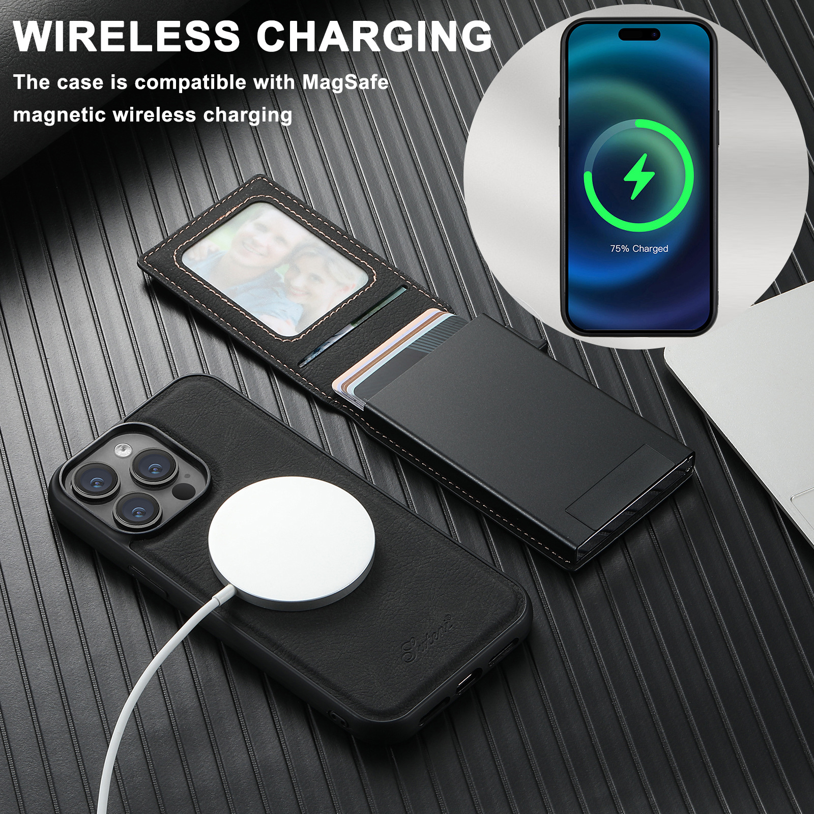 Suitable For Iphone 16ProMax Mobile Phone Case, IPhone15 Magnetic Wireless Charging Function, All-inclusive_voghion.com