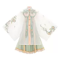 Hanfu Girl весна и лето в китайском стиле детский костюм Тан супер сказочная юбка платье маленькая девочка принцесса древний стиль новый