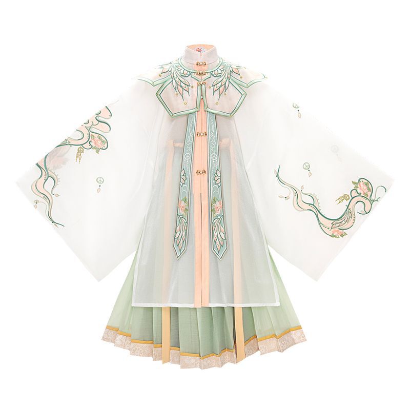 Hanfu Girls Spring and Summer Chinese Style Children's Tang Suit Ancient Suit Super Fairy Dress Dress Girl Princess Ancient Style New