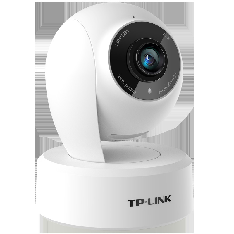 TP-LINK 旋转式300万变焦云台无线网络摄像头夜视高清家用套