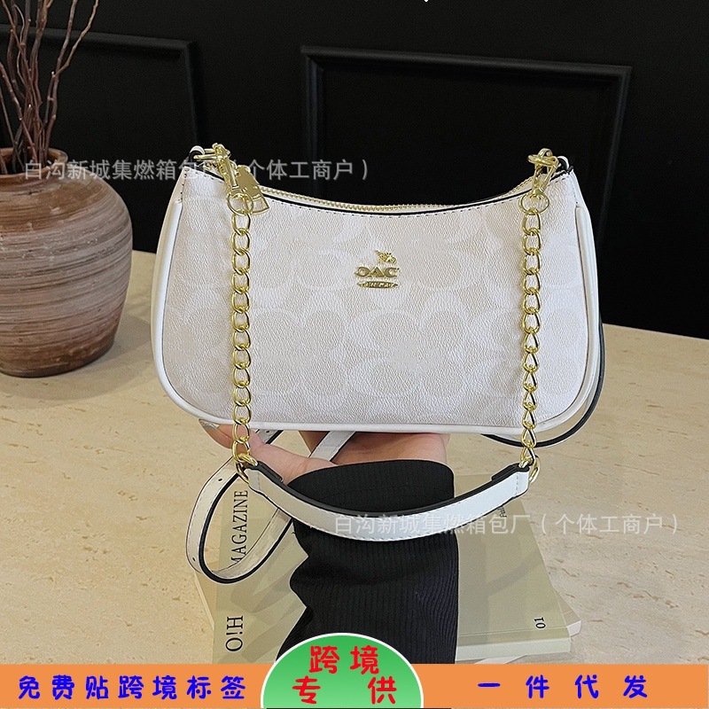 Ventas transfronterizas en caliente nuevas bolsas de brazo de mujer, bolsas de hombro, bolsas de mano de impresión casuales de moda para mujeres