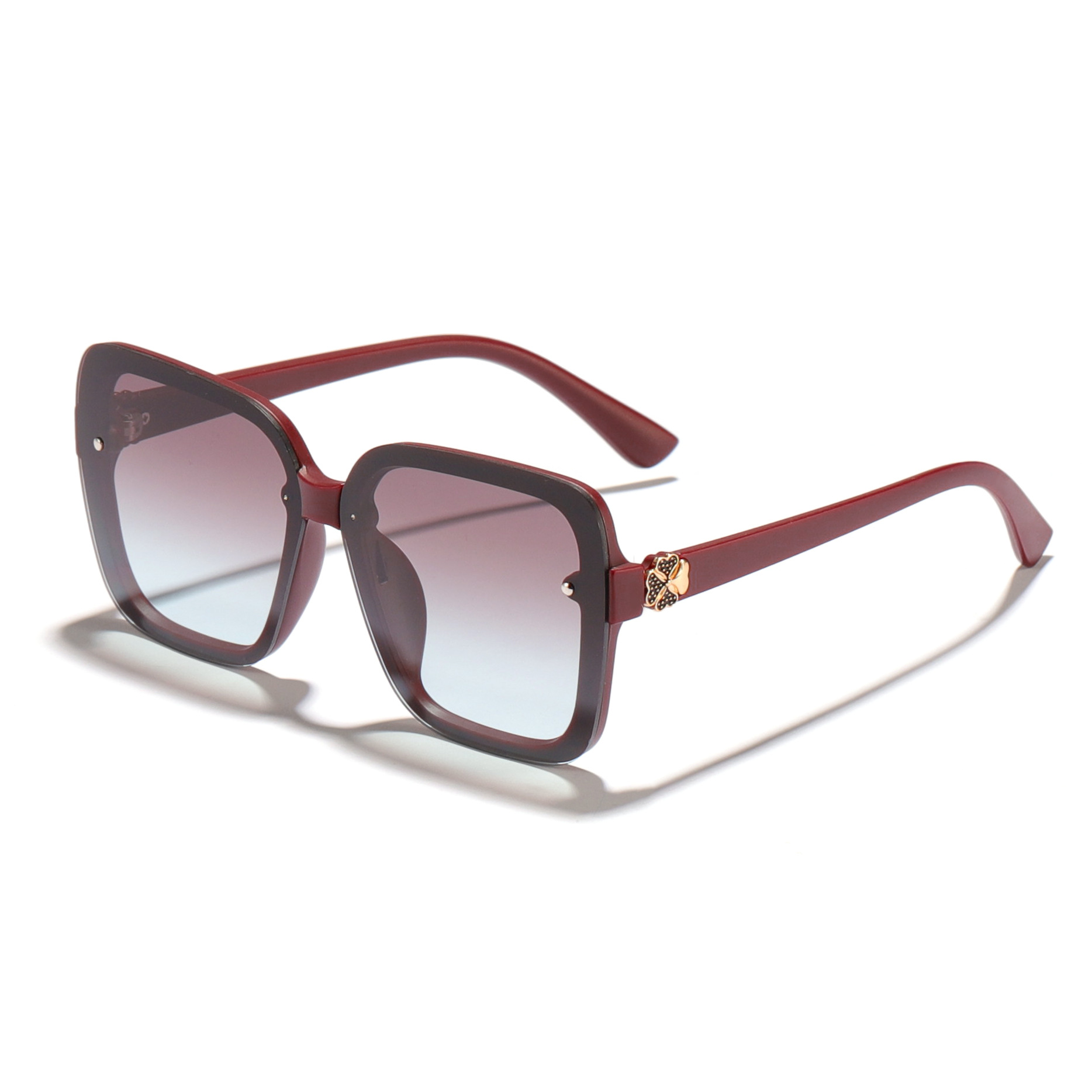 2024 nuevas gafas de sol de lujo ligeras con marco generoso transfronterizo para mujeres, modelos de pasarela europeos y americanos, gafas de sol al aire libre de moda de moda