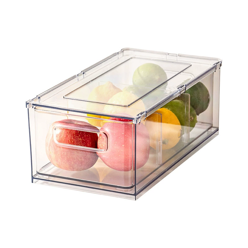 Refrigerator storage box Kitchen food grade freshness box drawer frozen eggs fruit storage box sorting box