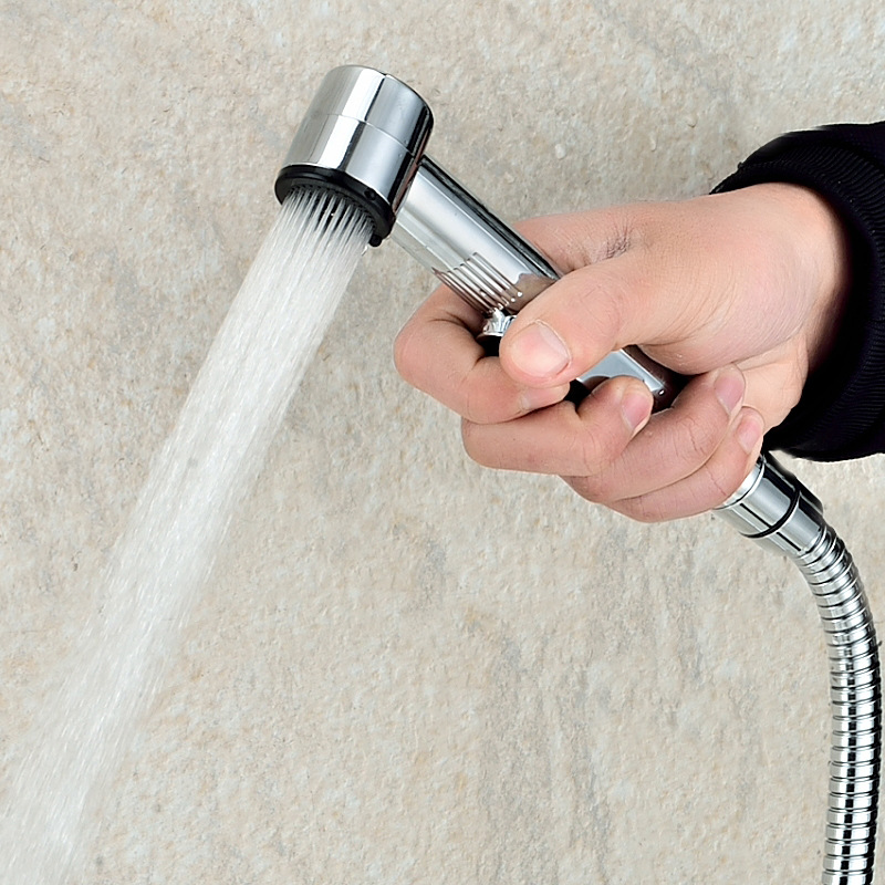 Venta al por mayor cuerpo limpiador traje inodoro pistola cabeza inodoro boquilla de lavado de mano pequeña cabeza de ducha