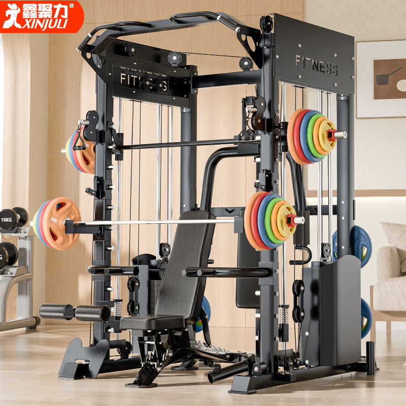 Máquina de Smith pórtico doméstico integrado entrenador integral cuclillas equipo de ejercicios multifuncional equipo de ejercicios