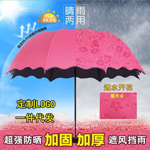 Creative and Trendy New Cartoon Sunny Umbrella, Sun Protection and Uv Protection Parasol, Fresh and Cute Female Folding Sun Umbrella