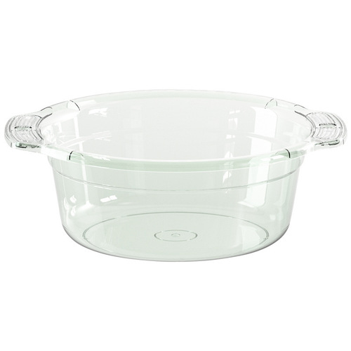Thickened transparent washbasin student dormitory bathroom washbasin large and small baby washing vegetables and feet household basin