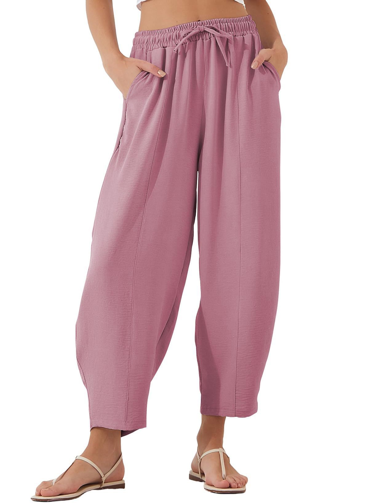 Spring Summer Pleated Women Pants Mid-waist Straight Pants Loose Casual Bloomers Causal Female Trousers Army Green Pants Women_voghion.com