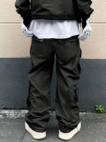 American-style men's pants: Retro workwear trousers, high-street trendy brand loose-fitting casual pants, and couples' sporty cargo pants