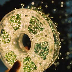 クロスボーダーLEDクリスマス爆竹ライトムカデ足銅線ライトストリング屋内と屋外祭り庭装飾イルミネーション