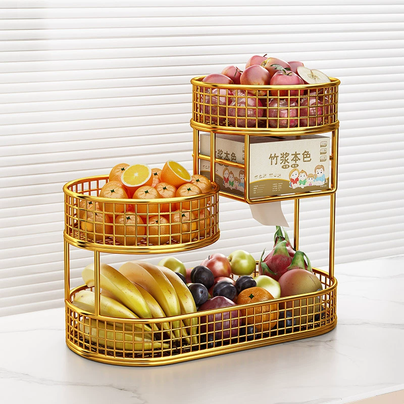 Fruit plate living room coffee table home with multi -layer fruit plate fruit sets placed snack plate light luxury multi -layer fruit basket