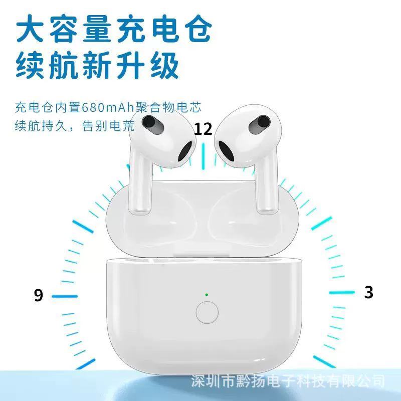 Нейтральные Apple AirPods 4-го поколения / Pro 6-го поколения / 7-го поколения Bluetooth наушники – белые, беспроводной гарнитур