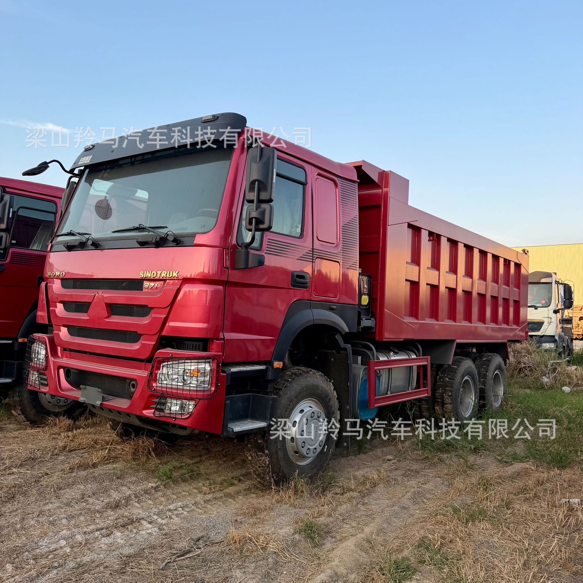Cross-border medium-duty specialized work truck, HOWO 6x4 dump truck, eight-wheel dump truck, engineering transport truck