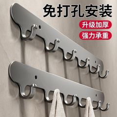 挂钩强力粘胶免打孔厨房浴室门后贴墙壁上挂衣架无痕粘钩承重钩子
