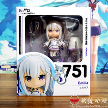 从零开始的异世界生活 艾米莉亚 751粘土人 Q版 盒装 动漫 手办