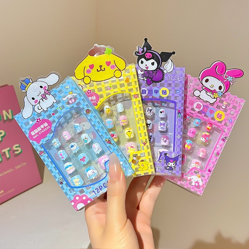 New Children's Nail Stickers for Girls, Cute and Fun Nail Stickers, Removable Nail Pieces for Girls, Sweet and Cute Wearable Nails New Children's Nail Stickers for Girls, Cute and Fun Nail Stickers, Removable Nail Pieces for Girls, Sweet and Cute Wearable Nails