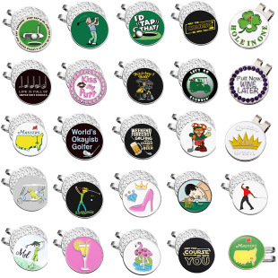 �ߠ���ñ�A������˽����R��Golf Ball Marker Hat Clip�羳���N