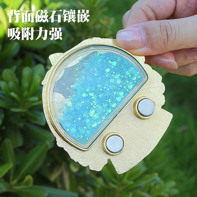 重庆洪崖洞流沙款烤漆冰箱贴文创品金属冰箱贴地标旅游景区磁吸贴|undefined