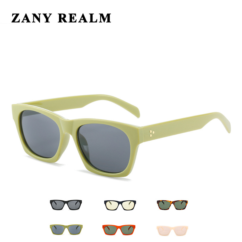 Nuevo Selin diseñador cuadrado Comercio exterior gafas de sol hombres y mujeres retro UV400 transfronterizo gafas de sol fabricante