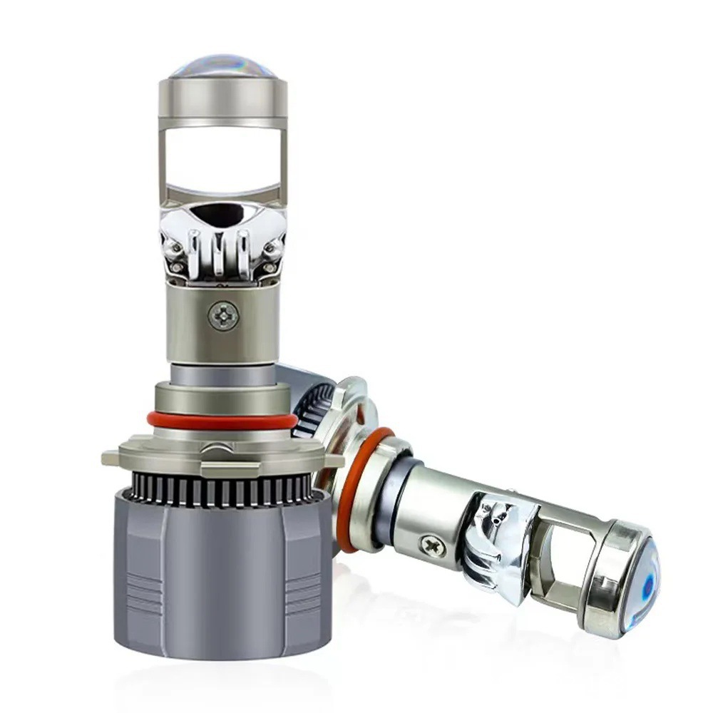A80 작은 렌즈 H4H7 H11 9005 9006 수정 된 어안 램프 40W 슈퍼 밝은 자동차 램프 자동차 LED 헤드 라이트