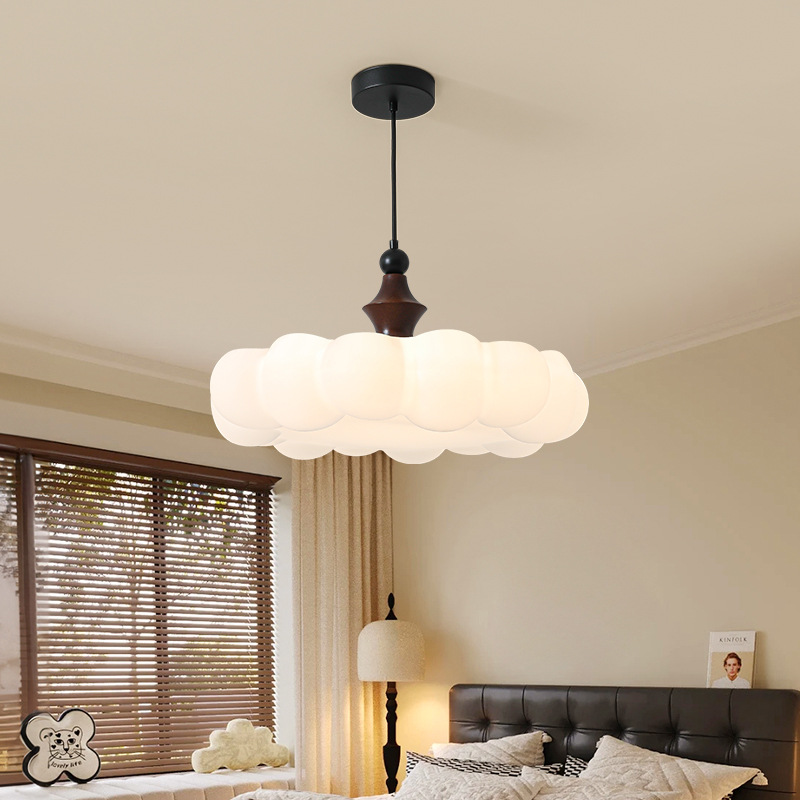 Lámpara de estilo medieval francesa estudio sala de niños estilo crema de alto nivel sensación moderna simple protección de los ojos lámparas 461L