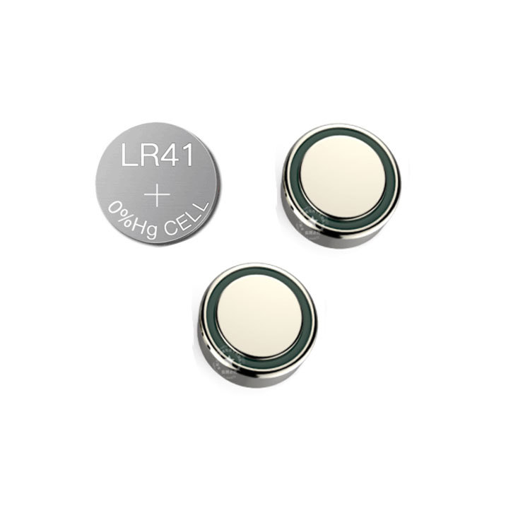 厂家直销高品质无汞纽扣AG3 AG3纽扣电池 发光玩具LR41纽扣电池