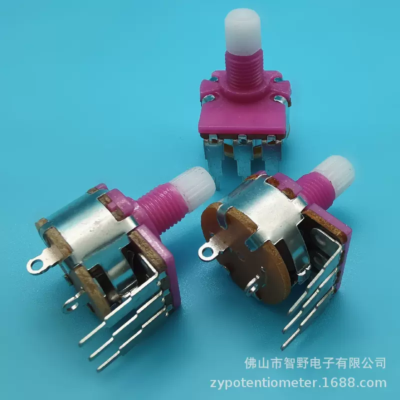 厂家供应149电位器开关B10K台灯调光器旋转旋钮电源可调电阻