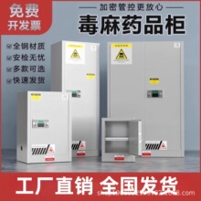 毒麻柜实验室用品储存柜全钢易制毒双锁保险柜防火防爆双层安全柜