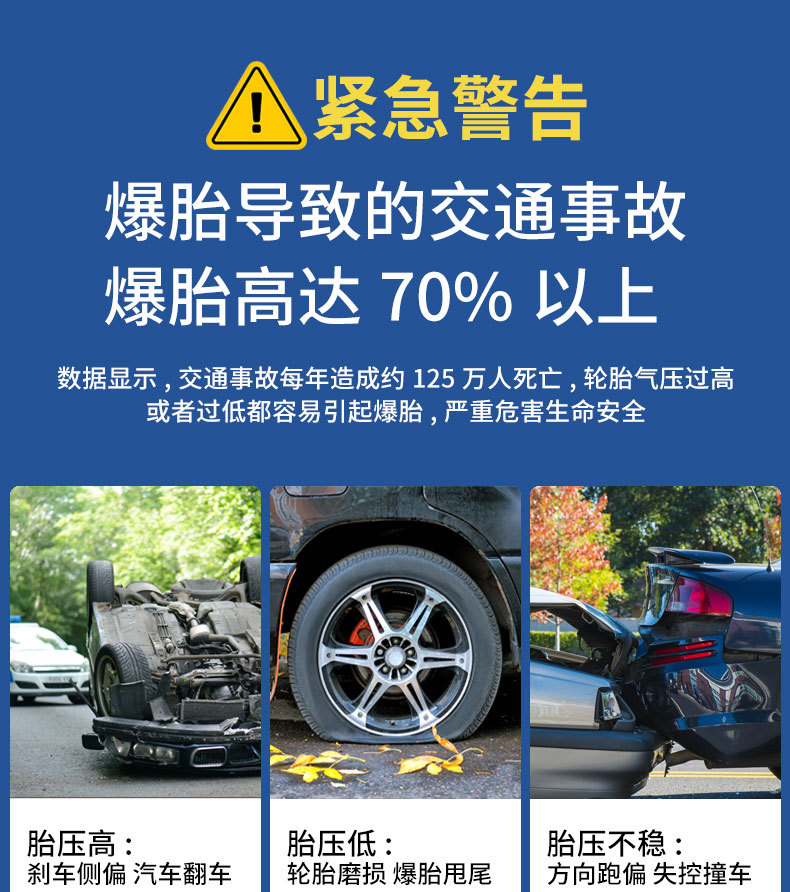 Cross-Border Car Air Pump Portable Handheld Wireless Digital Display Air Pump for Car Tires Automatic High-Pressure Air Pump