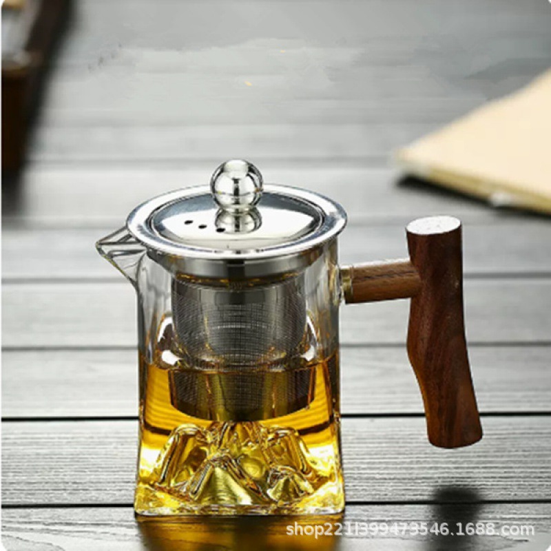 Wooden square pot 500ML