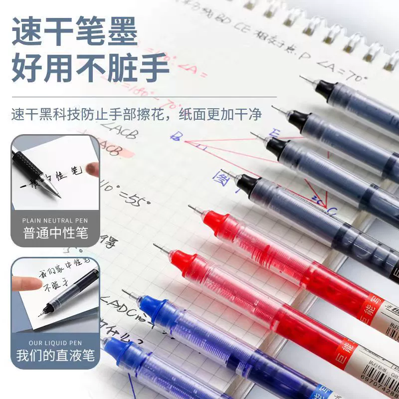 Quick dry rollerball rollerball pen for students