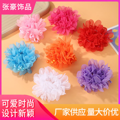 子供のかわいい頭の花の王女の女の子の髪飾りの団子の髪の輪の女の子の花のひもの甘いショーの頭飾り