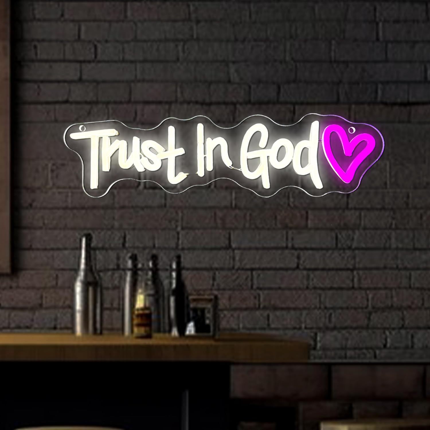 Trust In God40x10cm