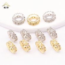 14K����ɫ��ʯ��׸��� �Ȧ�ܭh���龎�K���� diy�������